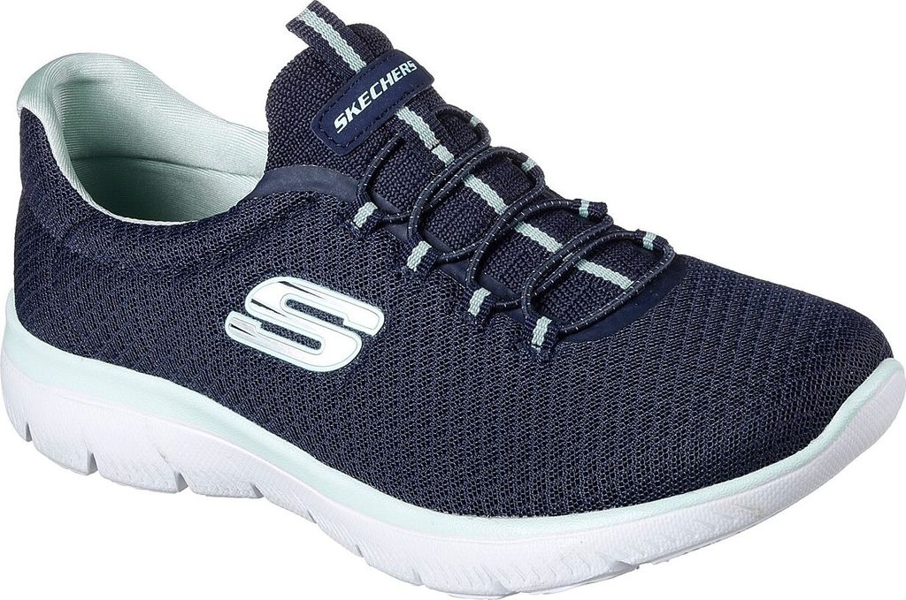 Skechers Summits - Navy / Blau Polyester Größe: 42 Normal Produktbild 