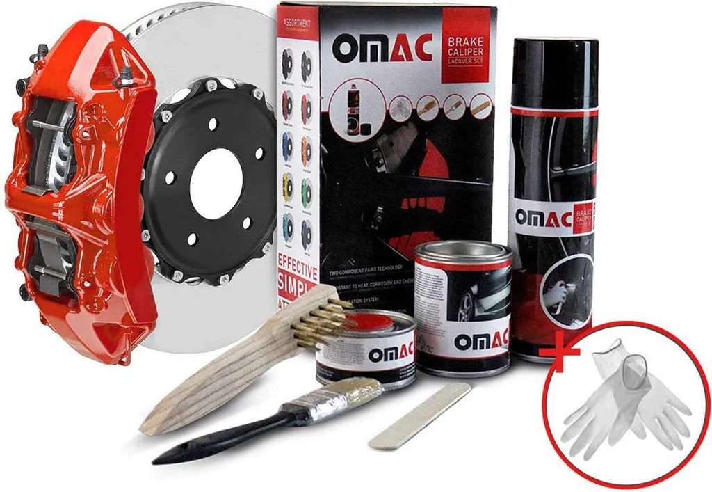 Peinture étrier de frein rouge brillant kit anti-rouille et anti-salissure