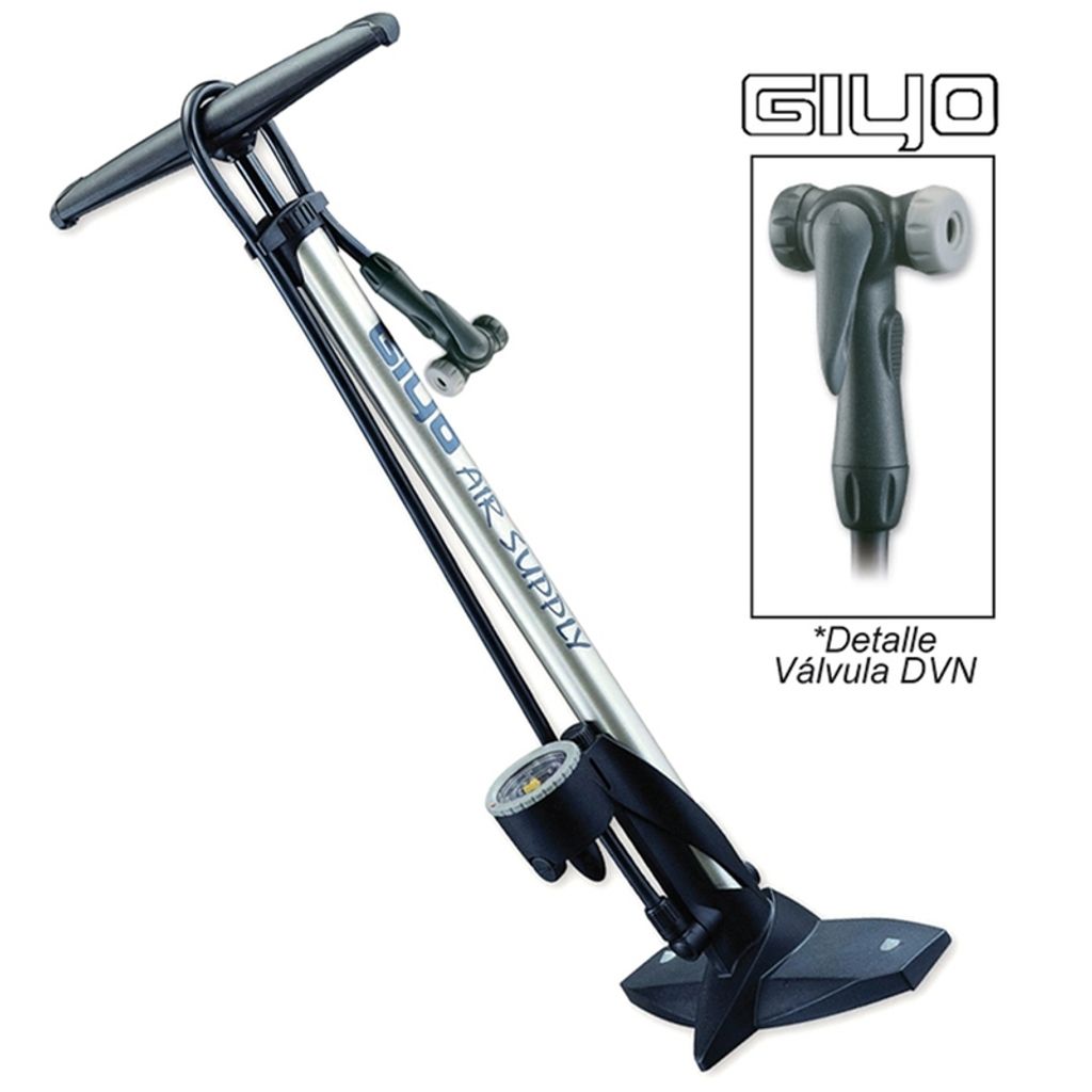 GIYO Werkstatt-Standpumpe 11bar - Aluminium