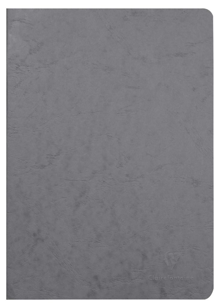 Clairefontaine Heft AgeBag A4 Leinen lin 48Bl grau Produktbild 