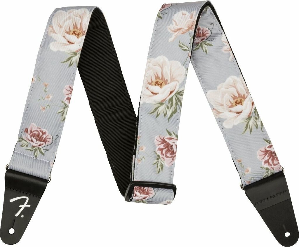 Fender Floral Strap Textilgurte für Gitarren Gray