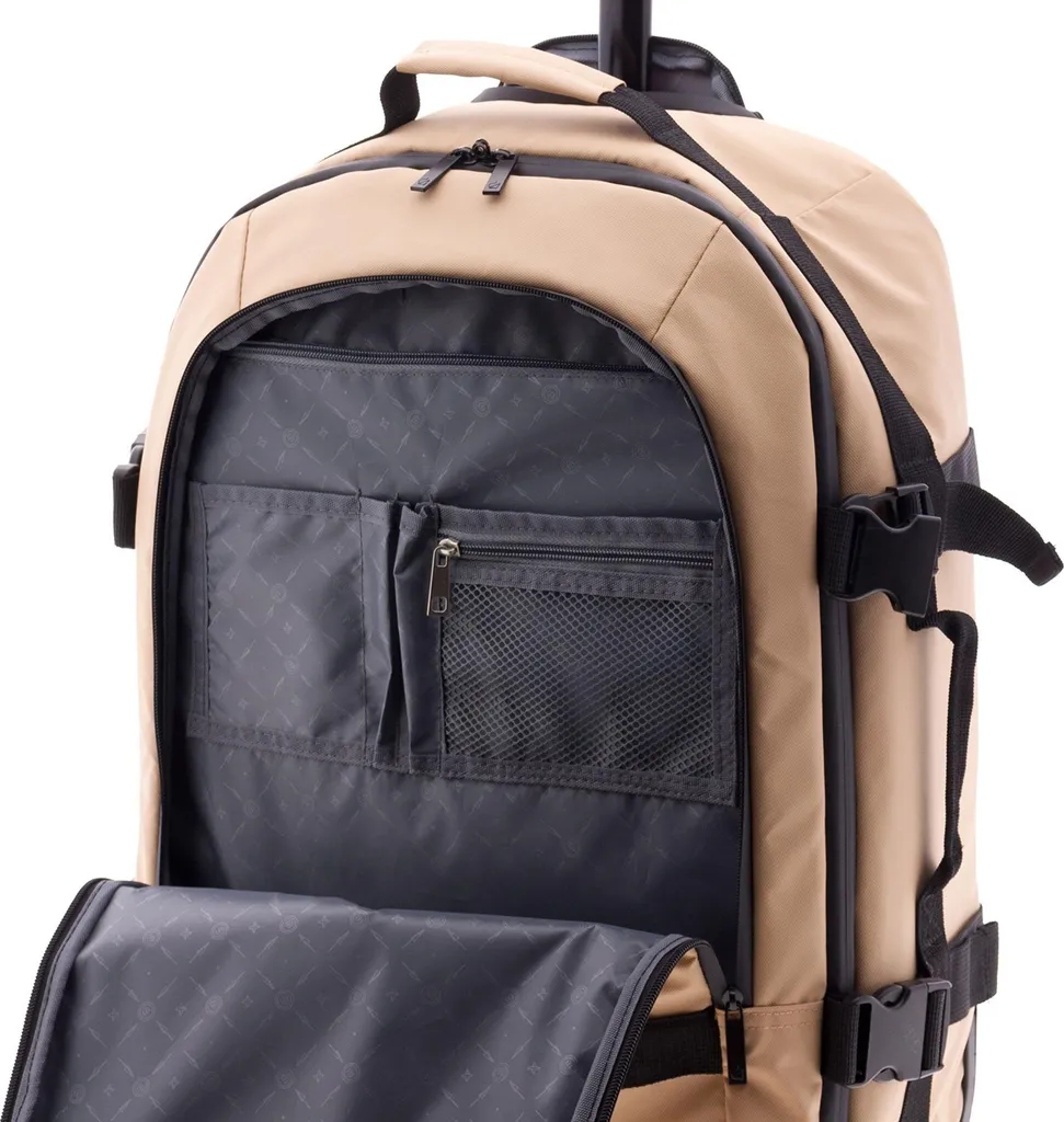 Valise sac à dos cabine 55 cm avec roues et compartiment ordinateur - 6