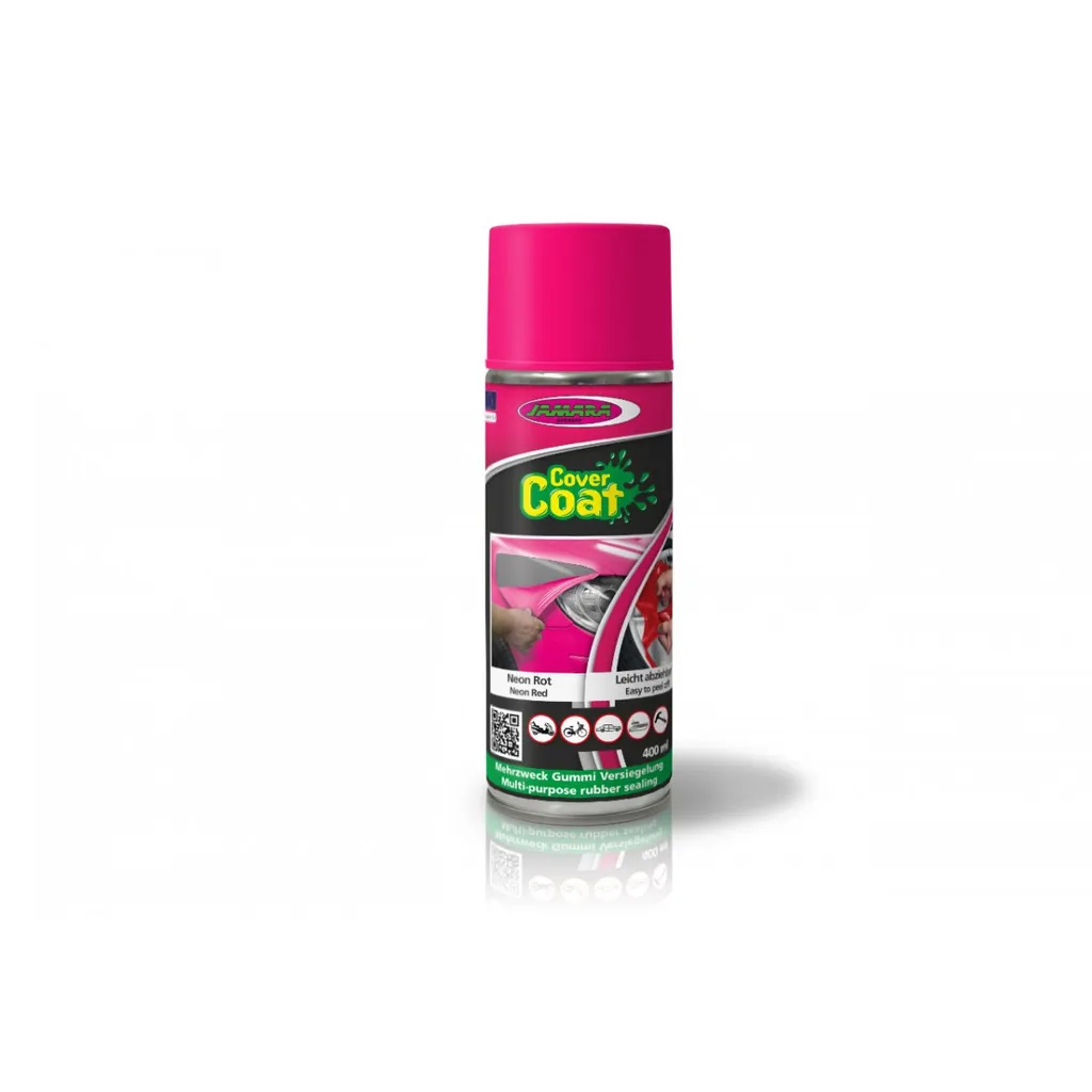 Laque Fluorescente Rouge Néon en Aérosol 400ml pour Modélisme Jamara