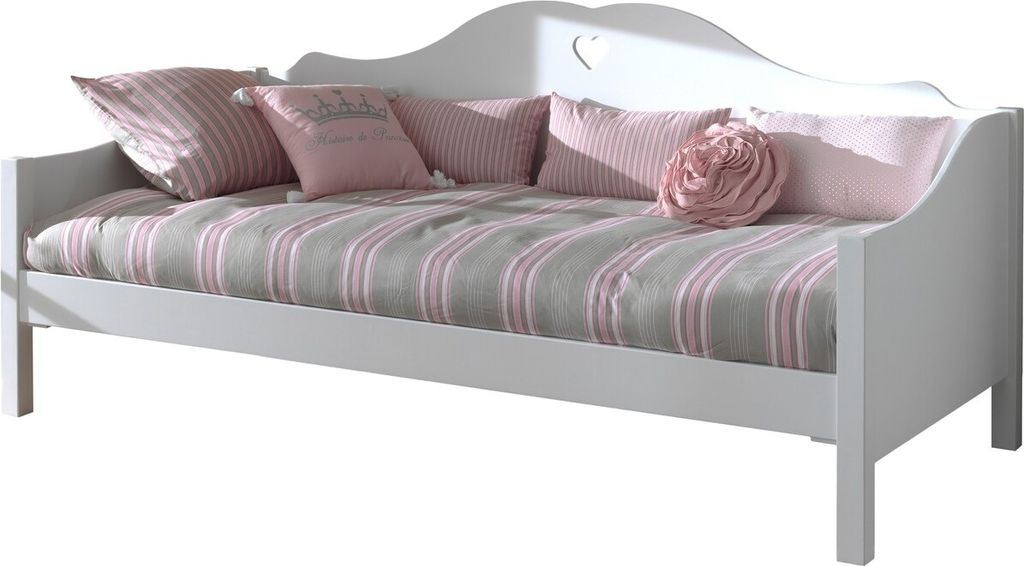 Bett Kojenbett Amori MDF Weiß 90x200 cm