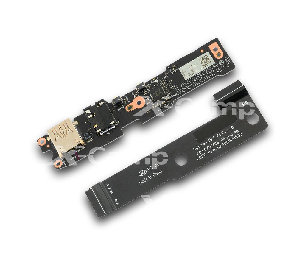 Lenovo IdeaPad Yoga 910-13IKB DC Jack Power Connector Strombuchse Original Board