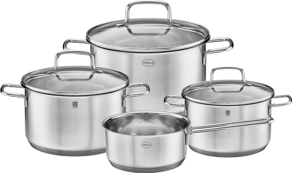 RÖSLE Basic Line Topf-Set, Edelstahl 18/10,  3 Produktbild 