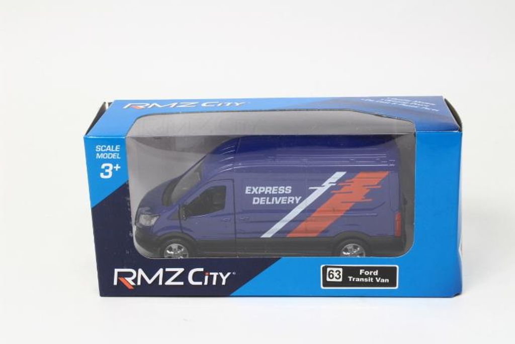Modèle réduit 1:43, RMZ Ford Transit Van 2018, niebieski Image du produit 