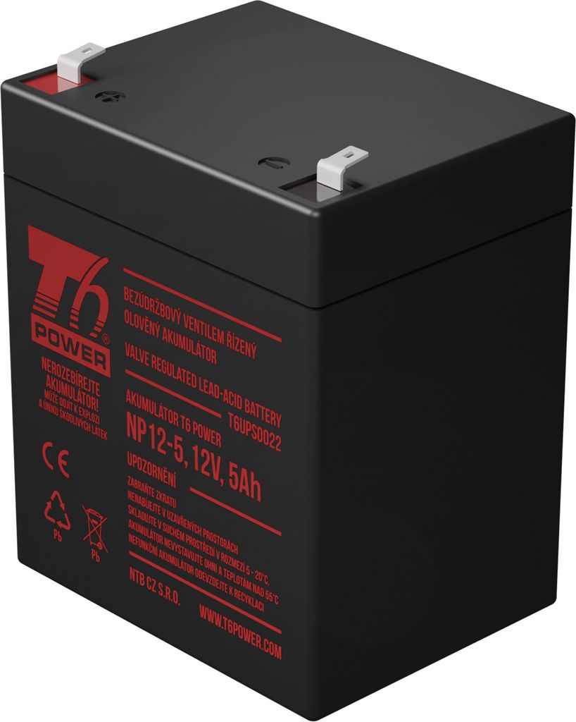 T6 Power Akkusatz für Trust PW-5040S 400VA, VRLA, 12 V