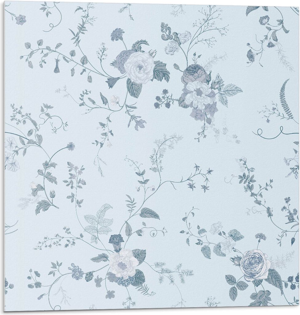 Blumenmuster Auf Dem Hintergrund – Selbstklebende Fliesen – Wandverkleidung – Wandpaneel – PVC Fliesen – Vinylflisen – PCV Flisen – S...