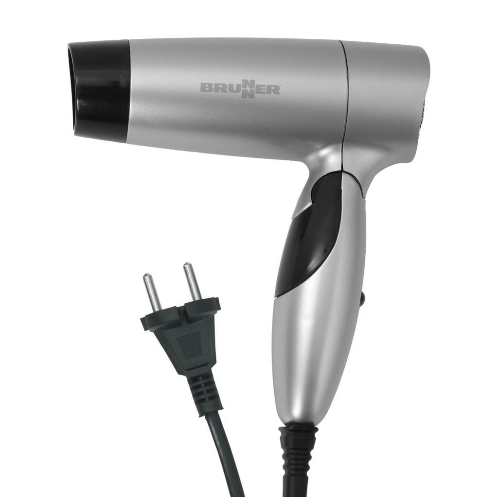 WINDYTRAVEL Faltbarer Reise-Haartrockner – 1400-1600 W, Mit Konzentrator & Diffusor, Praktisch Für Unterwegs