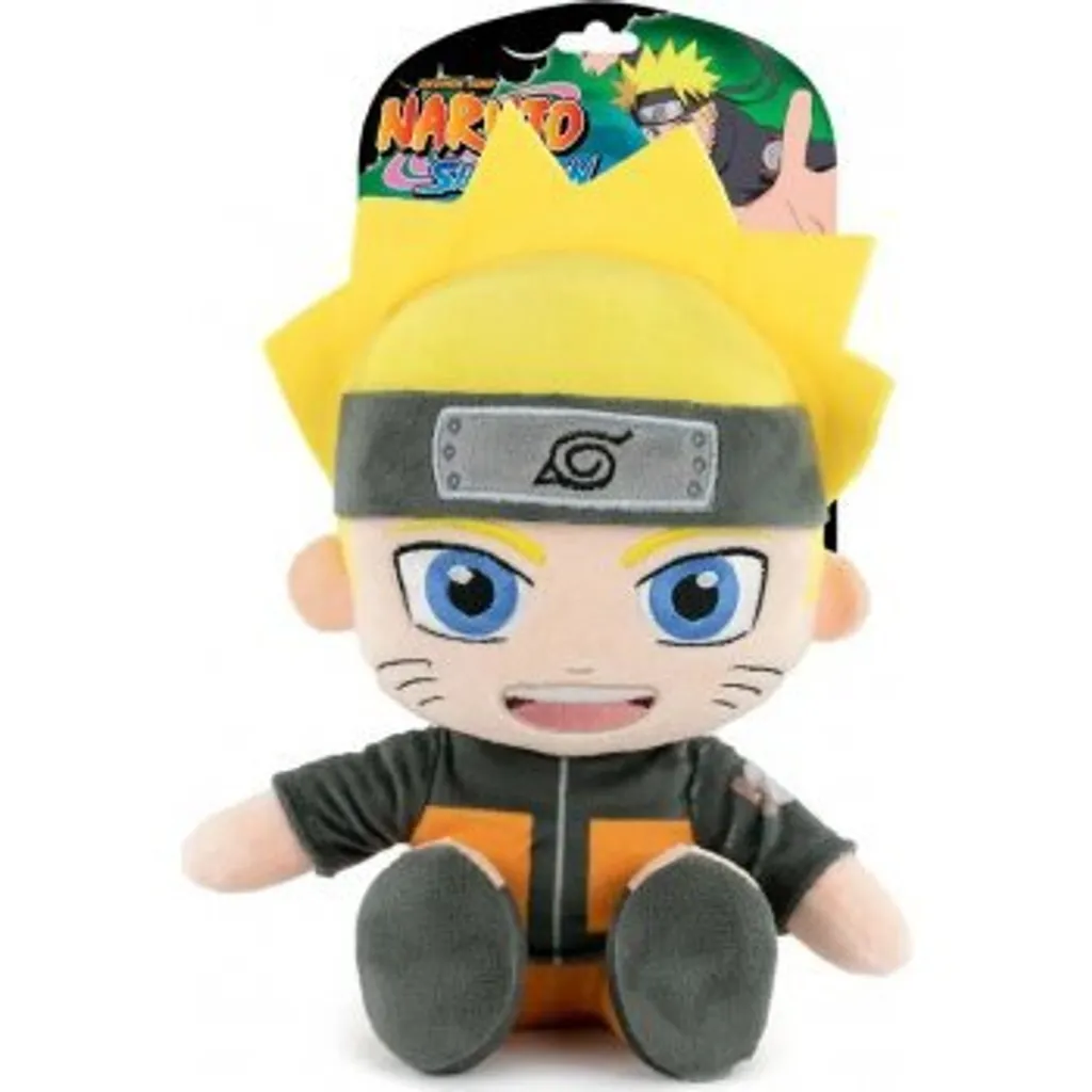 Doudou Naruto Assis 25 cm - Peluche Stable et Durable pour Enfants et Fans
