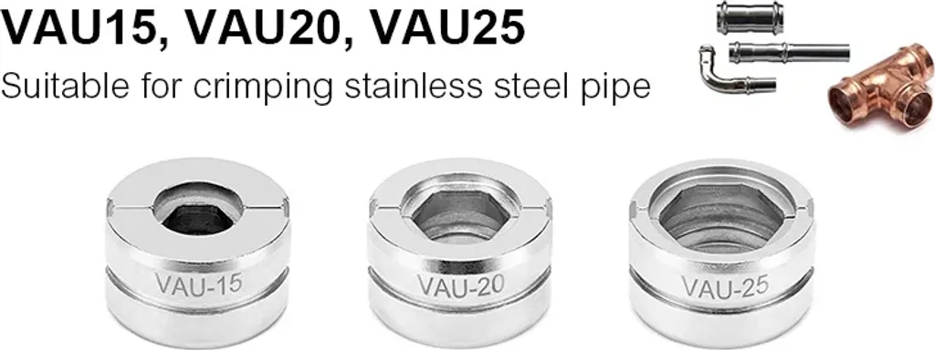 Kit de sertissage VAU15-25 pour installation plomberie cuivre et inox