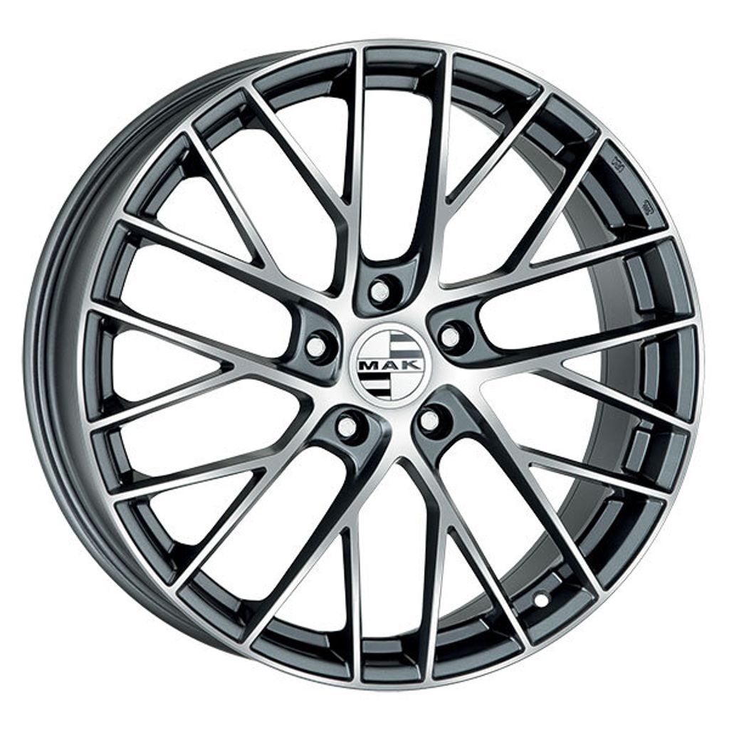 Alufelge Mak Monaco-D 11.5X21 5X130 Et 59 Gun Met-Mirror Face