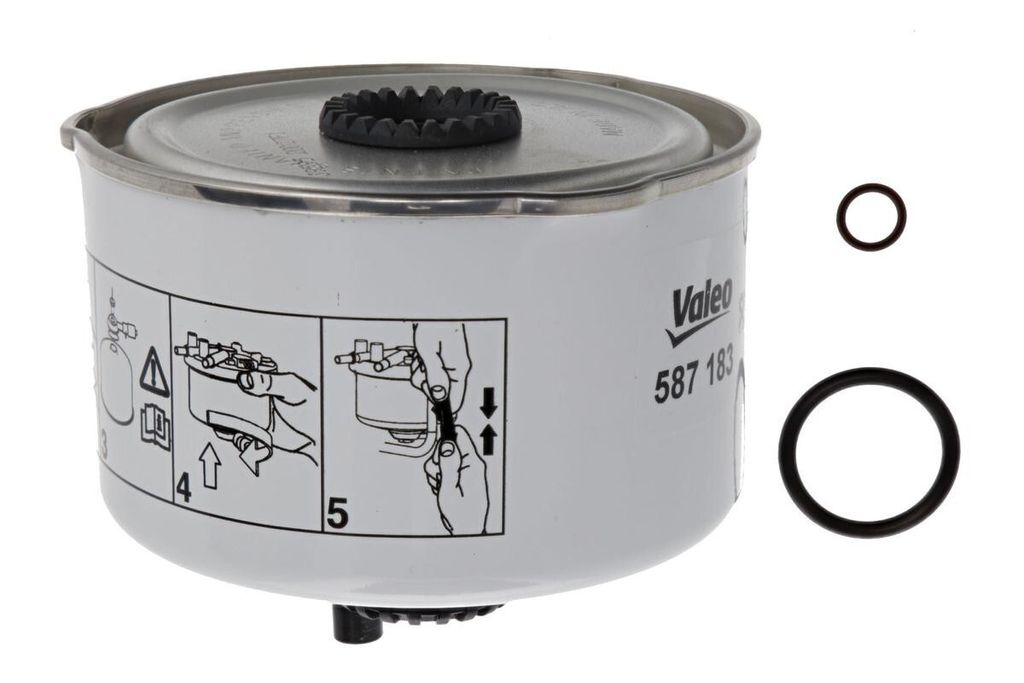 Kraftstofffilter VALEO 587183 für LAND ROVER Range Rover Sport (L320) Leitungsfilter