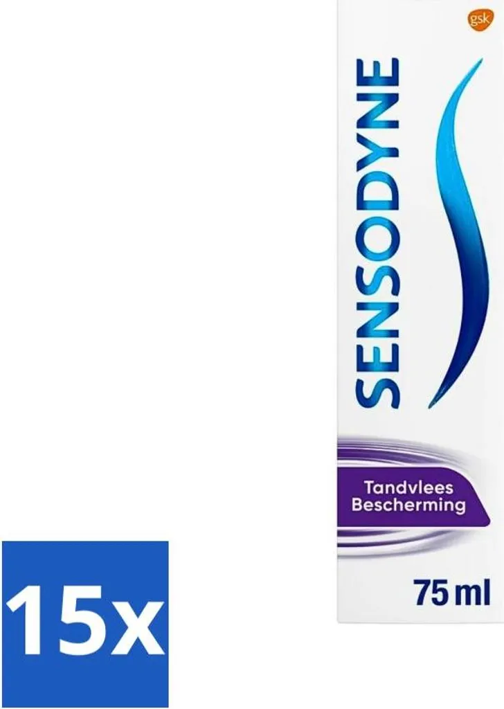 Sensodyne Protezione Gengive 15 Pezzi - Trattamento Sensibilità 75ml