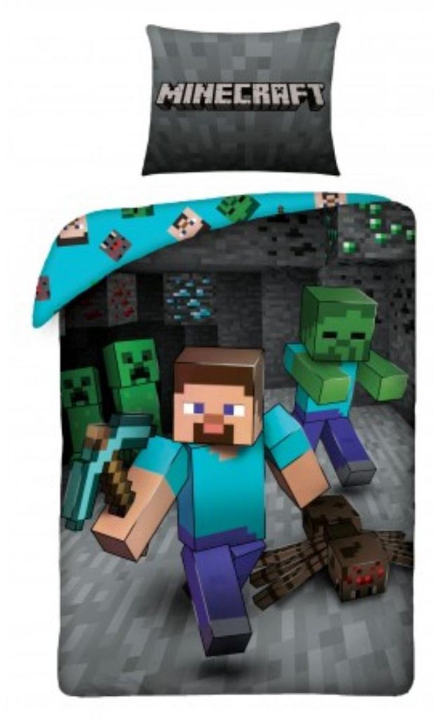 Přikrývka Halantex - Minecraft - Escape 140x200. 70x90 Obrázek produktu 