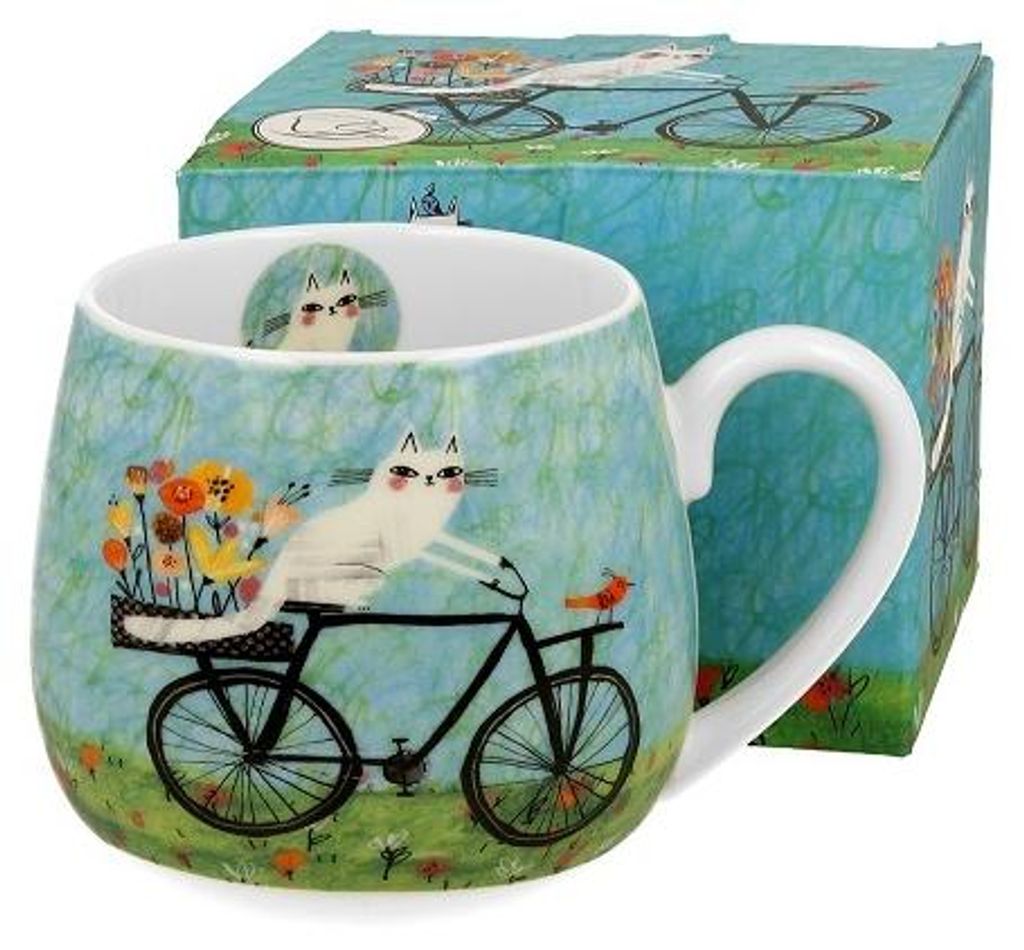 DUO ANIMALS Tasse à fût 430 ml CAT'S WORLD - BICYCLE New Image du produit 