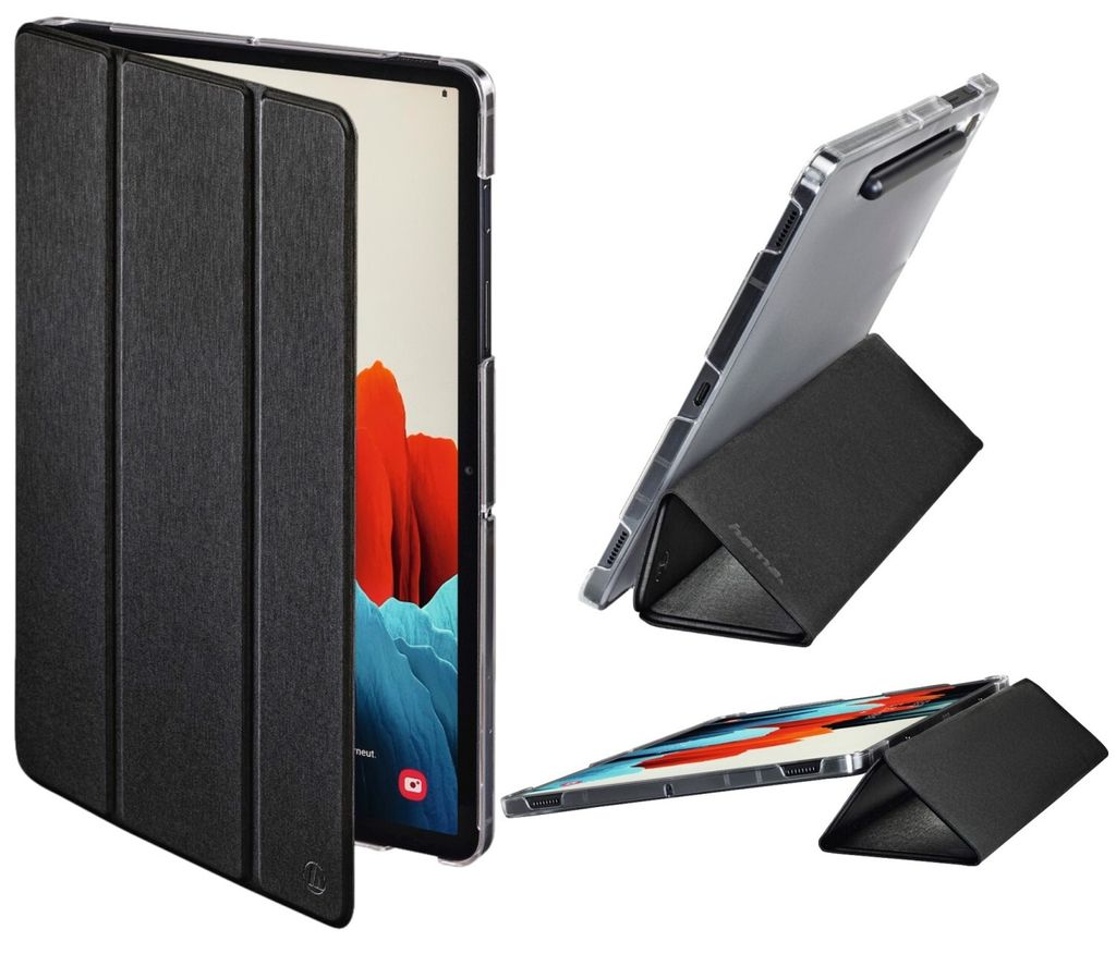 Tablet-Case Fold Clear Schwarz für Samsung Galaxy Tab S7/S8 11"