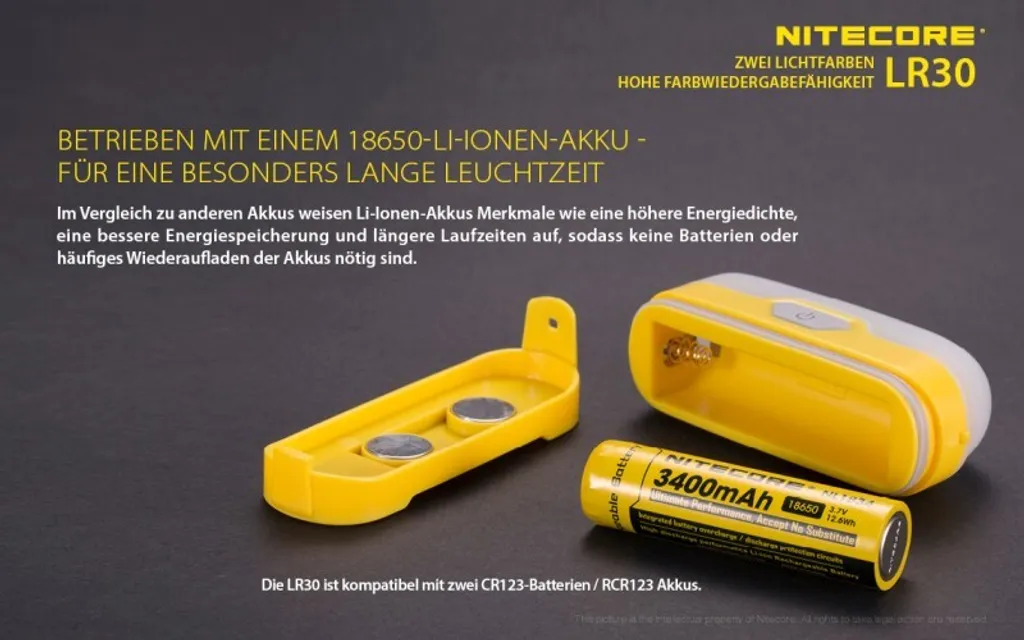 Lanterne de Camping Nitecore LR30 Lampe de Tente Mobile à Diffusion 360° - 4