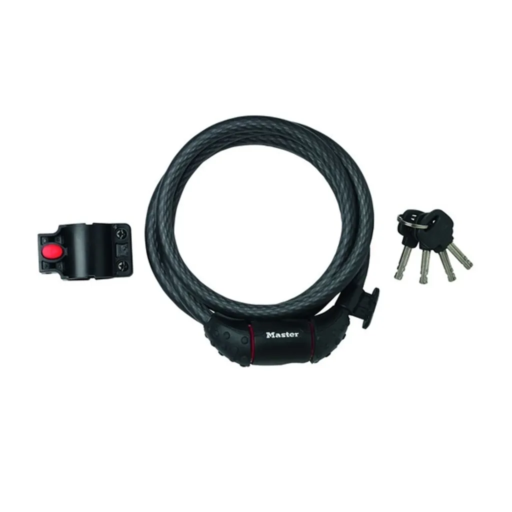 Sécuriser un Vélo avec le Câble Master Lock 8121EURDPRO de 1,8m à Clé