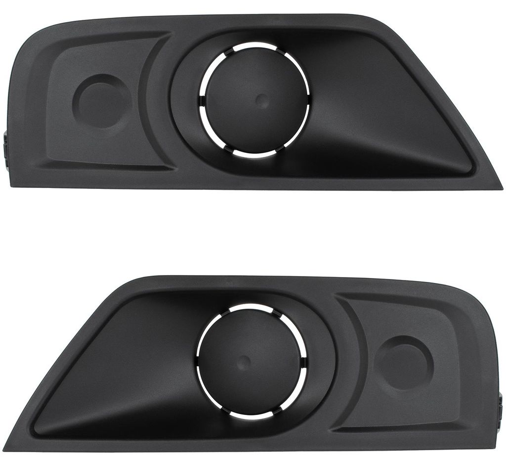 Renault Master III 10-24 MIT oder OHNE HALOGENSCHEINWERFER Kühlergrill in der Frontstoßstange SCHWARZ links + rechts 2-teiliges Set