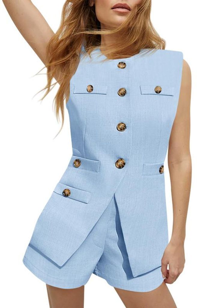 Imily Bela Damen 2-teiliges Outfit – Lässiges Anzug-Set: Produktbild 