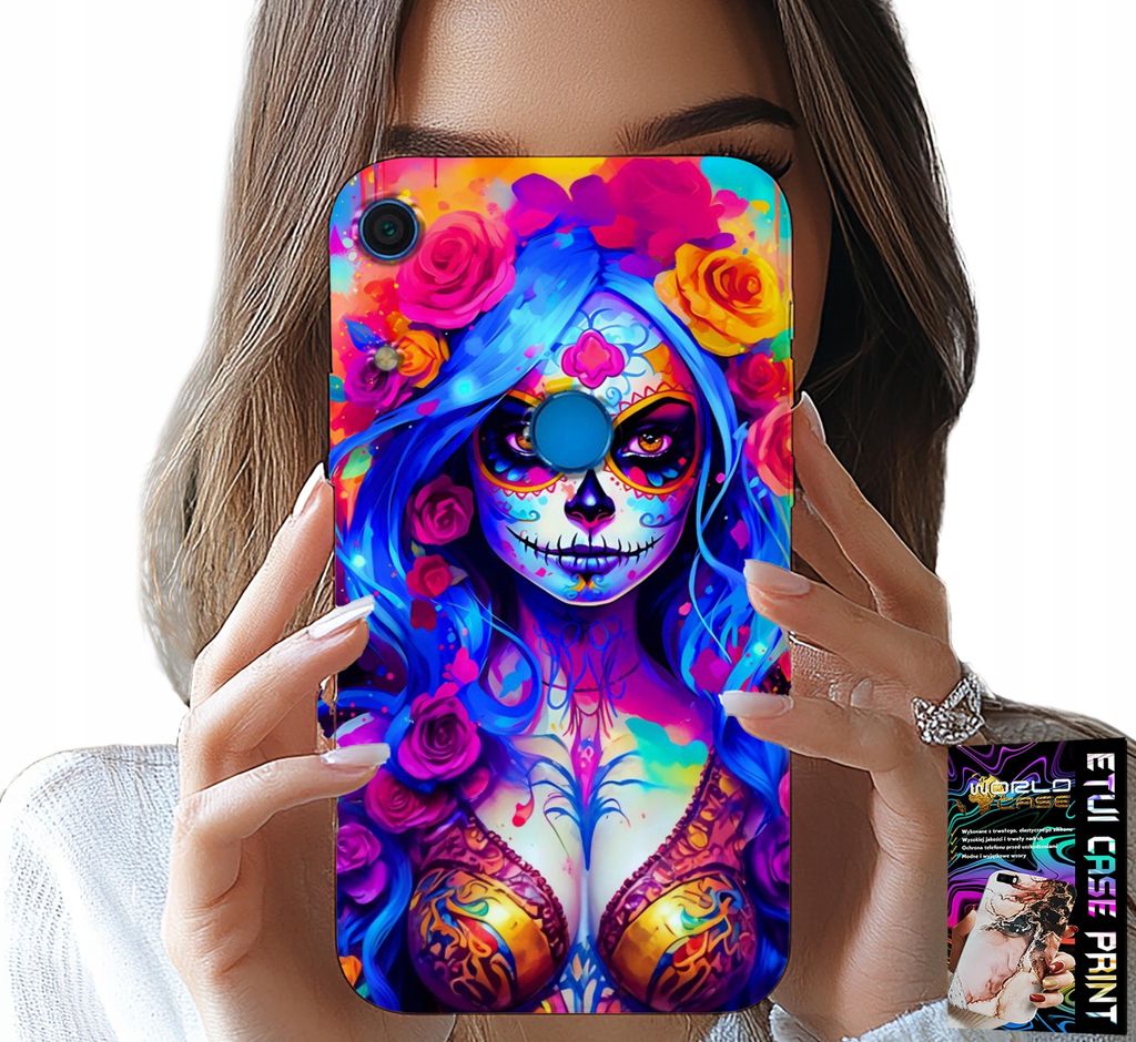 Fall Für Huawei Y6S - Mexikanische Bunte Königin Des Todes