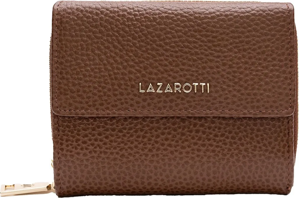 Lazarotti Portafoglio Pelle Bologna Marrone 8 Carte | Idea Regalo Uomo