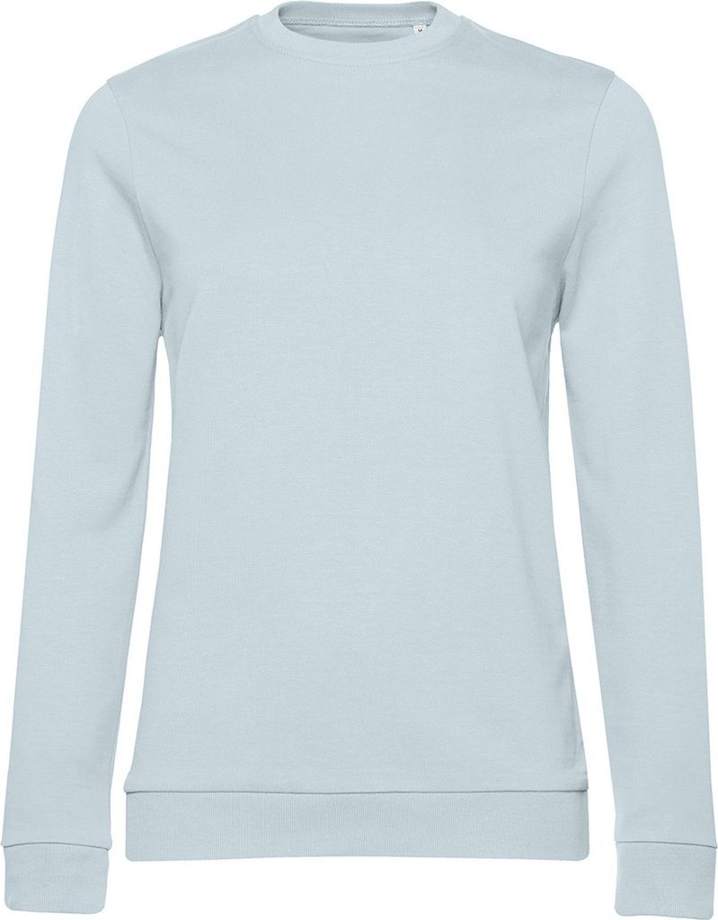 B&C Damen Sweatshirt mit angesetztem Ärmeln BC4720 (XS) (Himmelblau)