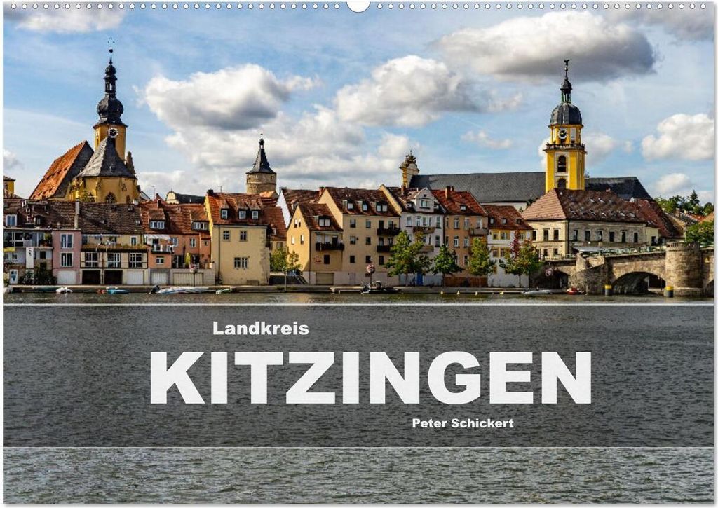 Landkreis Kitzingen (Wandkalender 2026 DIN A2 quer), CALVENDO Monatskalender