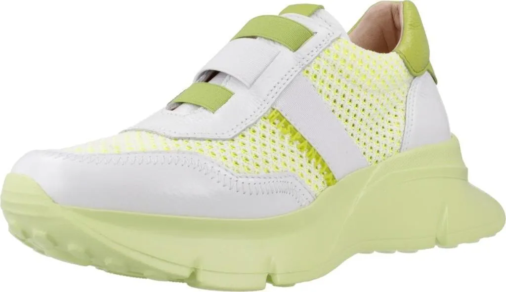 Sneakers en Cuir Jaune Hispanitas Cervo-v24 - Chaussures Femme de Sport