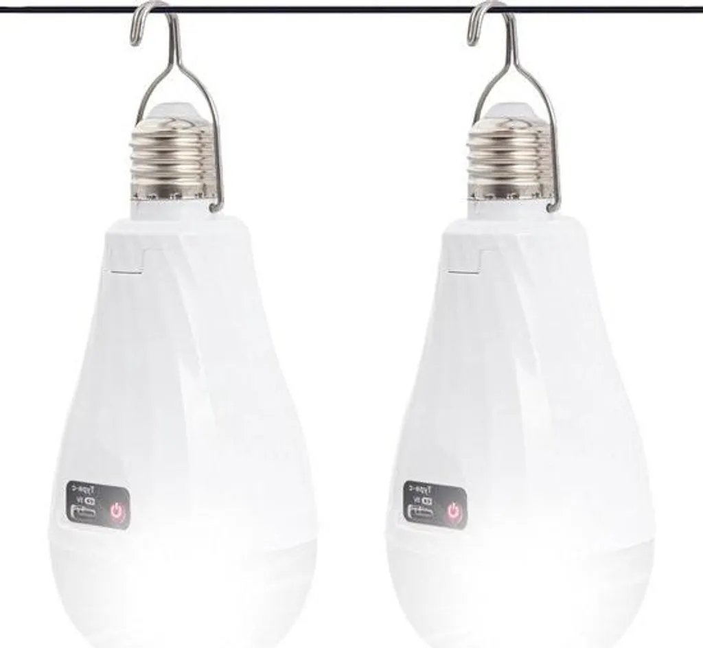 Ampoule LED rechargeable anti-panne de courant - Batterie 2400mAh USB