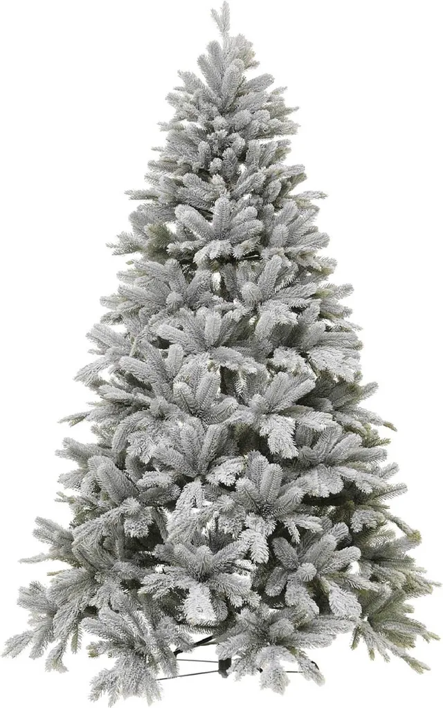 Sapin Noël Artificiel Blanc 210 cm : Sans Entretien et Aspect Naturel