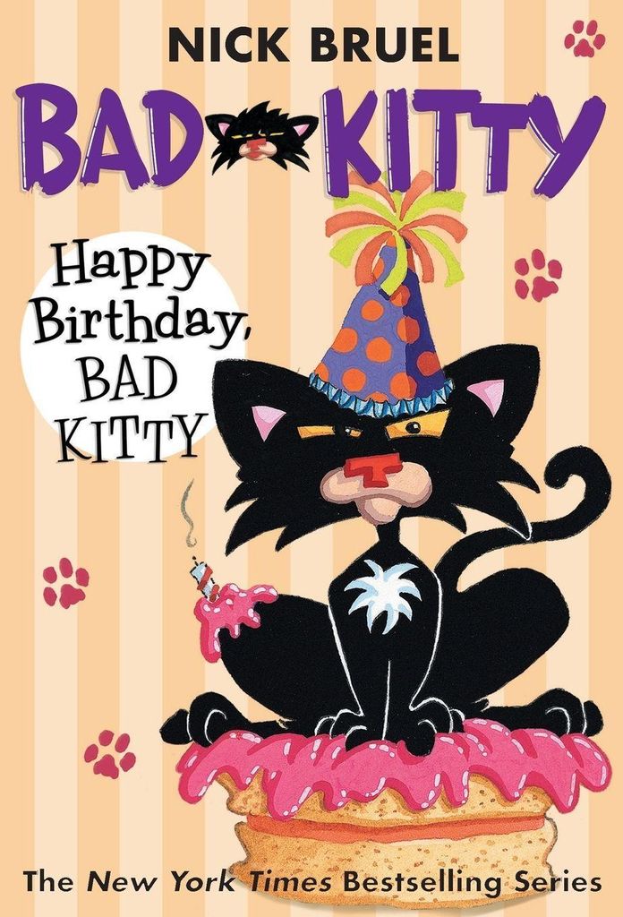 Happy Birthday, Bad Kitty (paperback black-and-white edition)