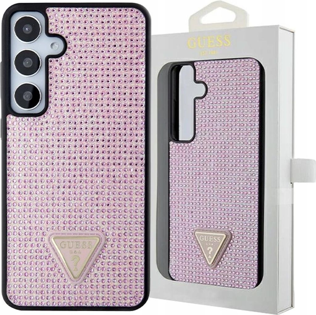 Guess Guhcs24Mhdgppp S24+ S926 Różowy/Pink Hardcase Strass Immagine del prodotto 