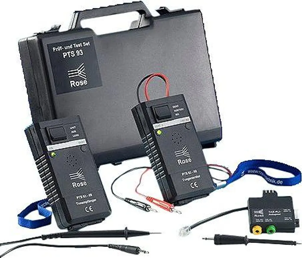 Kit d'essai PTS 93-09 Rose pour diagnostic rapide des pannes réseau