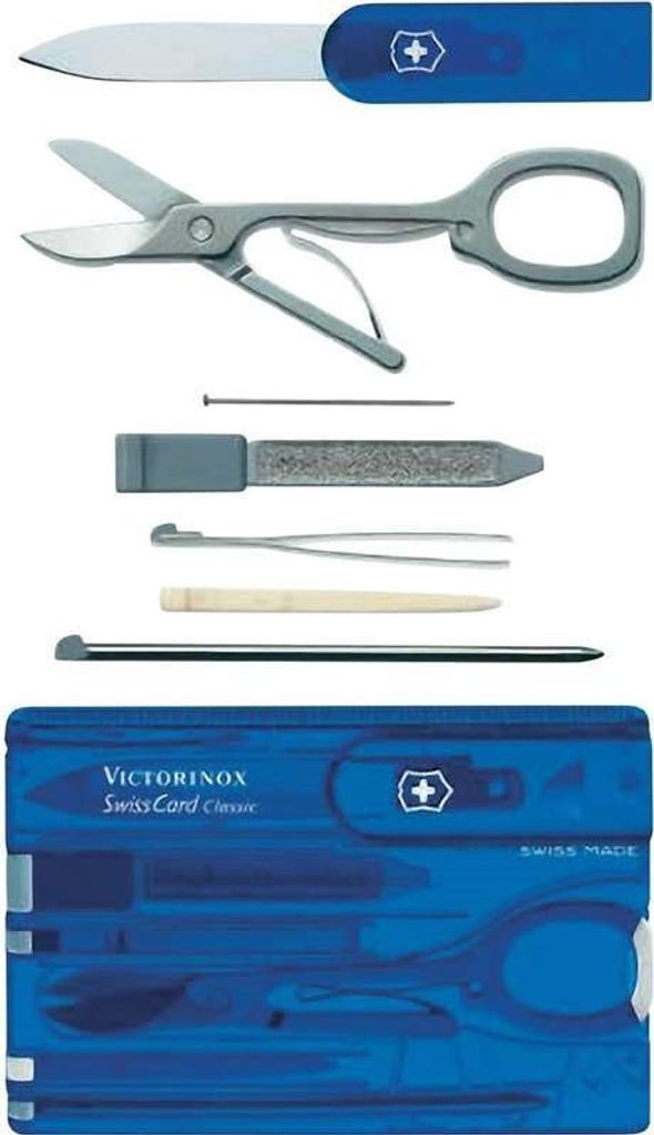 Victorinox SWISSCARD bleu transparent Image du produit 