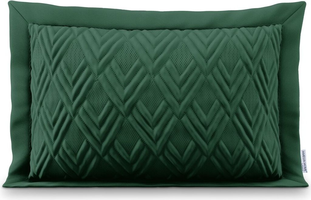 Kissenbezug 2er Set mehre Größen / Farben Wohnzimmer Deko Dekokissen 50x70 cm Flaschengrün