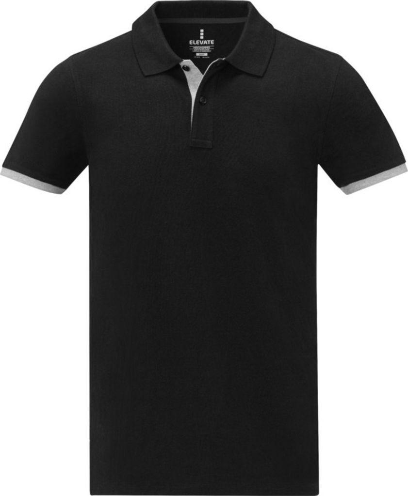 Elevate - "Morgan" Poloshirt für Herren kurzärmlig PF3821 (XS) (Schwarz)