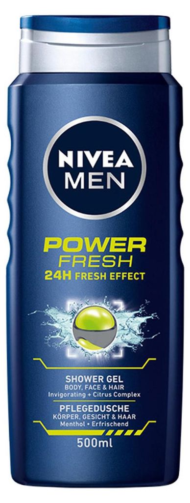 NIVEA MEN Power Refresh Duschgel, 500 ml