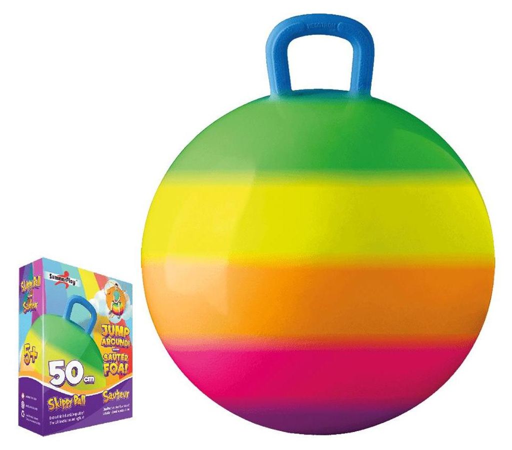 Planet Happy Gebro Harlekijn Hüpfball Regenbogen 50 cm 6+ Produktbild 