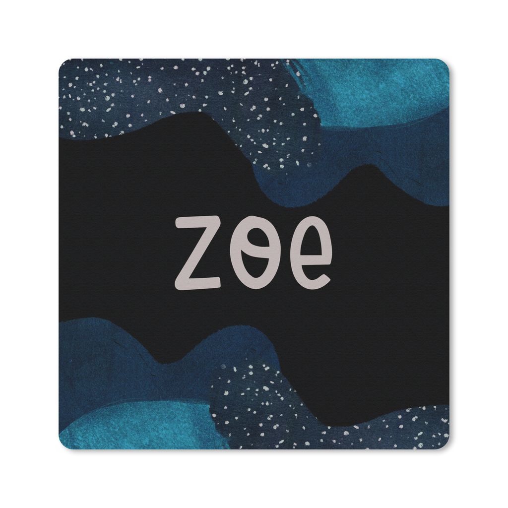 MuchoWow® Mauspad Mousepad Zoe - Pastell - Mädchen 20x20 cm Produktbild 