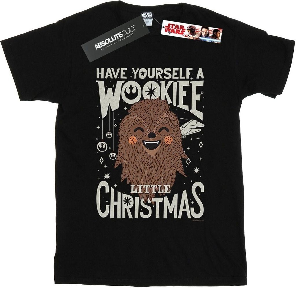 Star Wars - "Wookiee Little" T-Shirt für Damen BI44889 (S) (Schwarz)