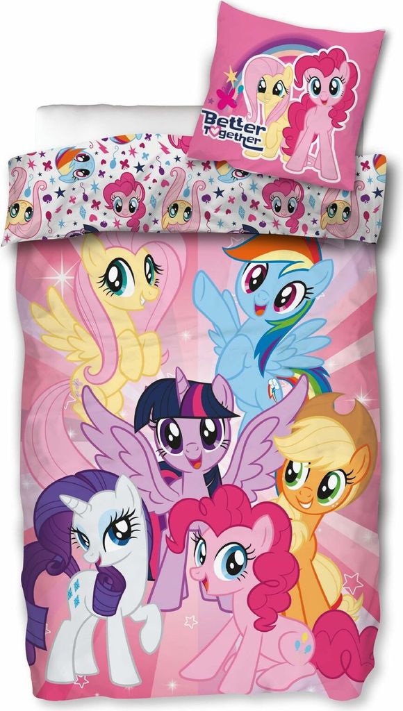 My Little Pony - dwustronny zestaw pościeli, 135x200 i Zdjęcie produktu 