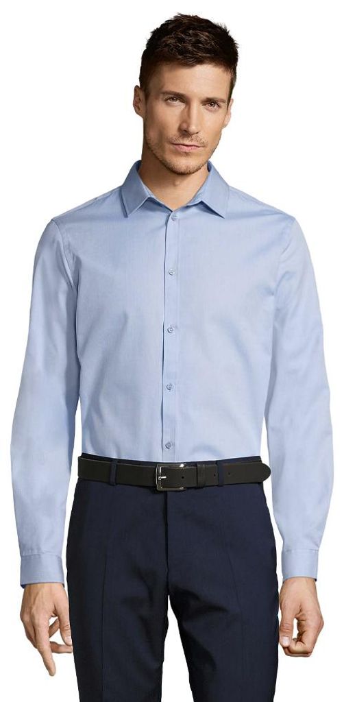 SOLS - "Brody" Hemd für Herren LT1396 (L) (Himmelblau)