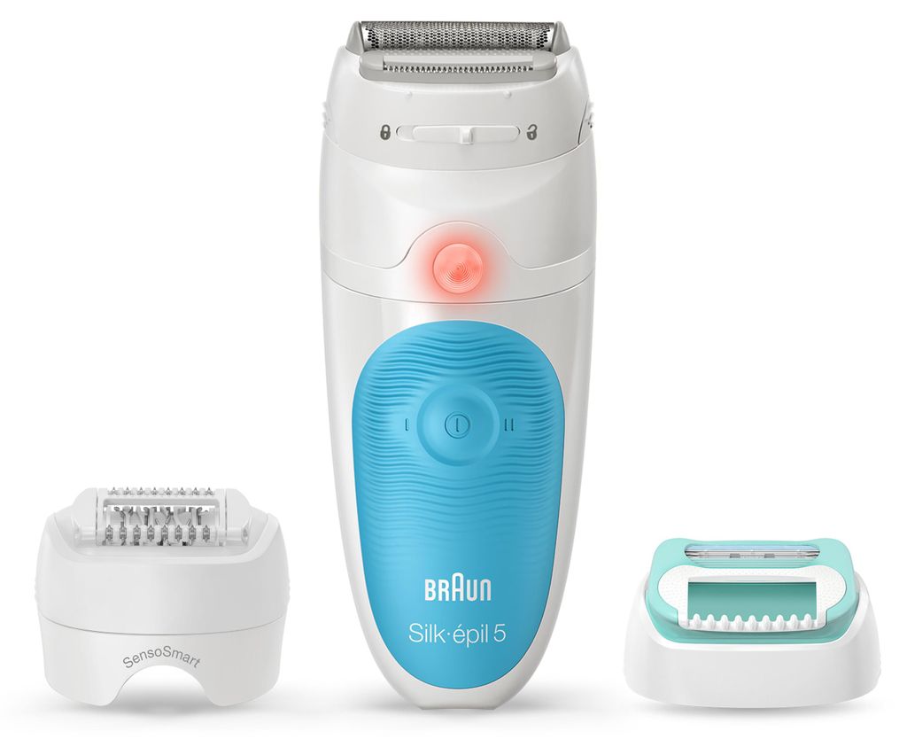 Braun Silk-épil 5 81706331, Weiß, Türkis, 28 Pinzette, Produktbild 