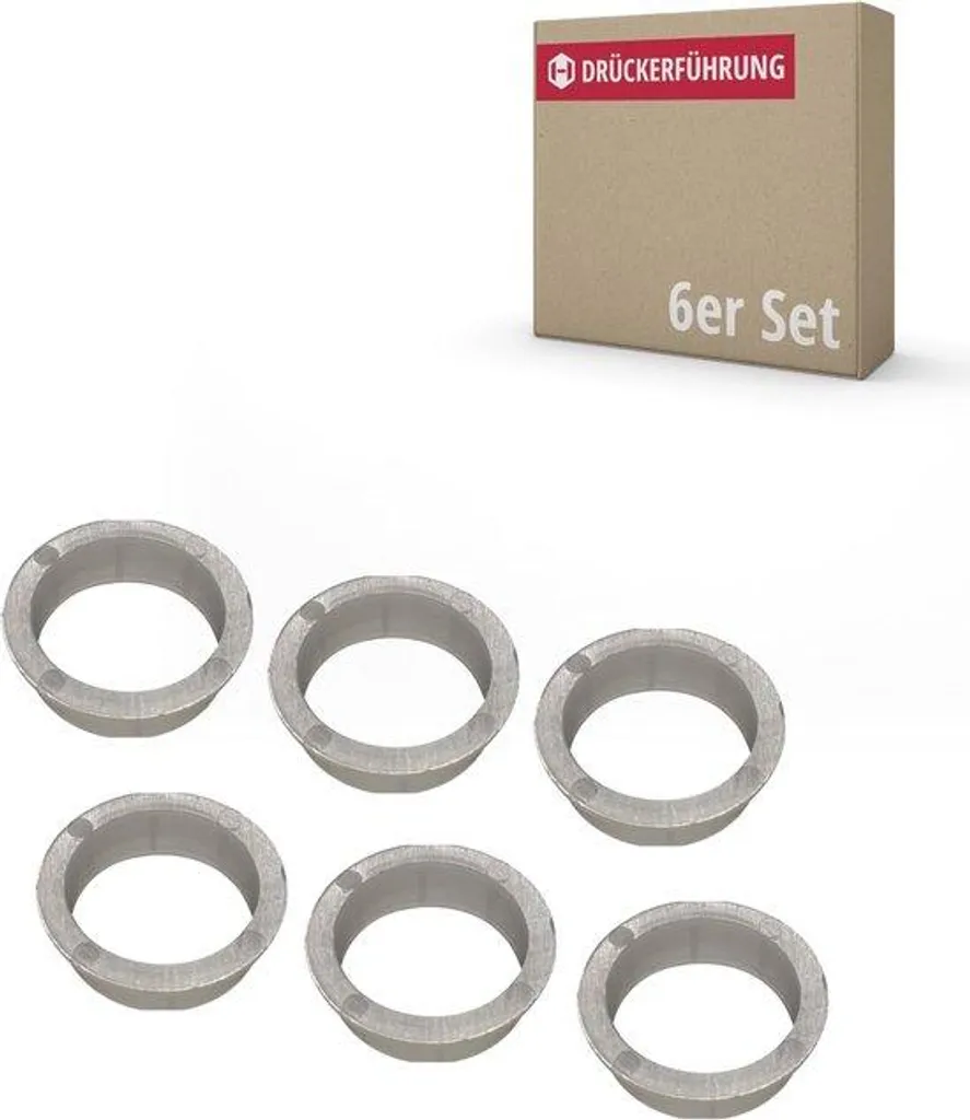 Guide-poignée de porte à roulement fluide, plastique blanc - Pack de 6 u.