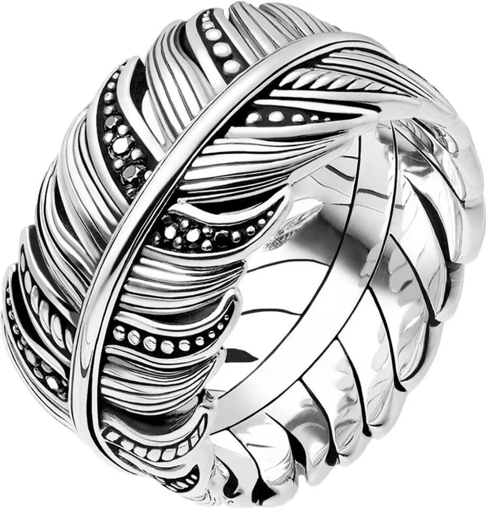 Bague Homme Argent 925 Thomas Sabo Rebel at Heart Largeur 60 Durable