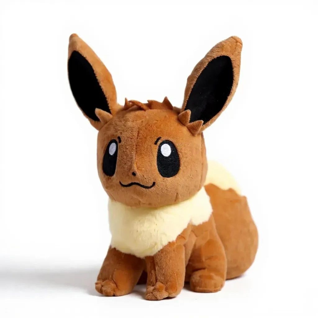 Evolie Plüschtier 20 cm – Pokémon Kuscheltier – Weiches Spielzeug für Kinder