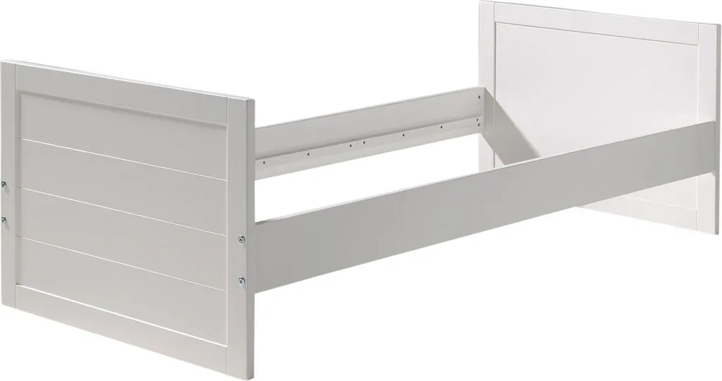 Erik Côtés de Lit Blanc pour Lit Transformable - Paire de Barrières 140cm